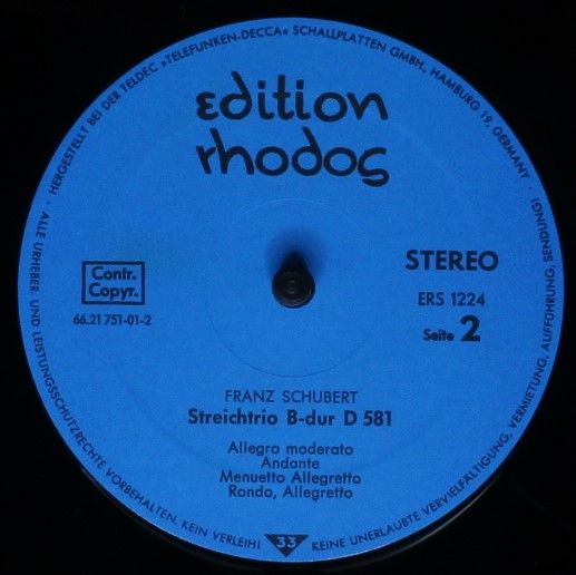 Edition Rhodos ERS 1224 - Ljubljana-Streichtrio, Ludwig van Beet - Image 5