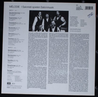 EMI 16 9576 1 - I Salonisti - Melodie - I Salonisti Spielen Salo - Image 2