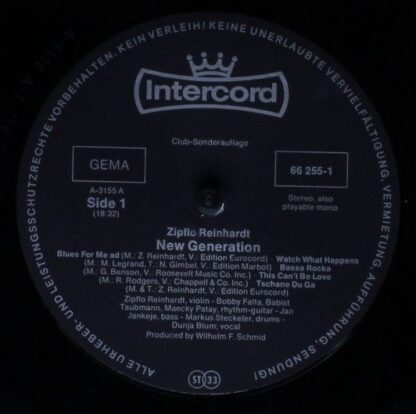 Intercord 66 255-1 - Zipflo Reinhardt - New Generation - Image 3