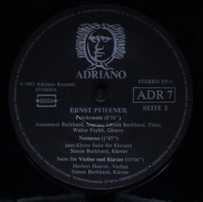 Adriano (2) ADR 7 - Ernst Pfiffner, Simon Burkhard, Herbert Hoev - Image 4