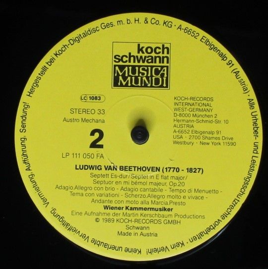 Koch Schwann Musica Mundi LP 111 050 FA - Michael Haydn, Gert Sc - Image 4