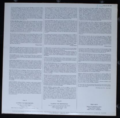 Gallo (4) 30 - 436 - Ludwig van Beethoven, Trio Arte, Sergio Pri - Image 2