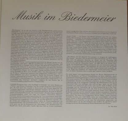 Preiser Records 120 311 - Various - Musik Im Biedermeier - Image 2