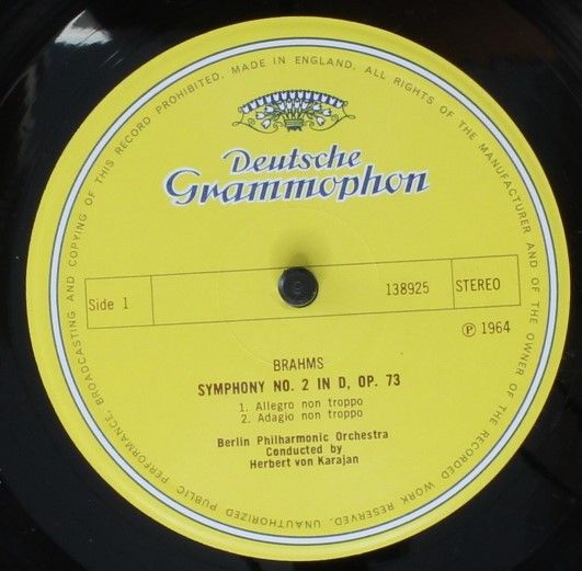 Deutsche Grammophon 138 925 - Johannes Brahms, Berliner Philharm - Image 3