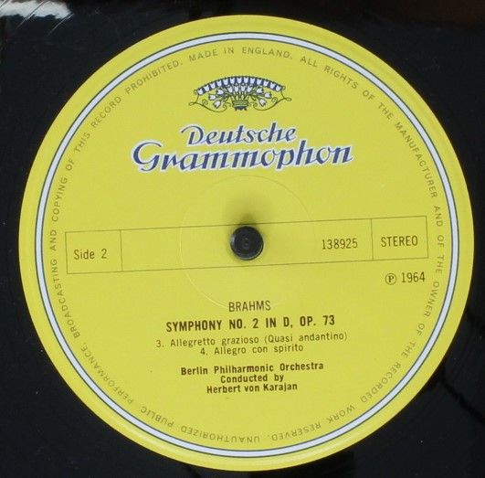 Deutsche Grammophon 138 925 - Johannes Brahms, Berliner Philharm - Image 4