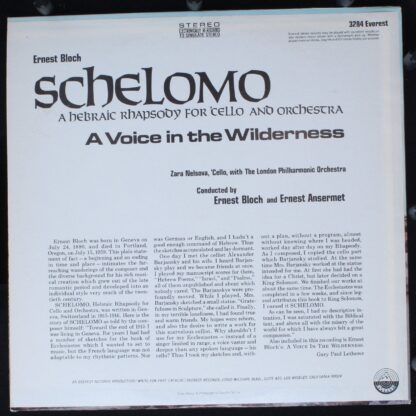 Everest SDBR 3284 - Ernest Bloch - Voice In The Wilderness / Sch - Image 2