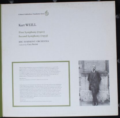 Argo ZRG 755 - Kurt Weill, Gary Bertini, BBC Symphony Orchestra - Image 3