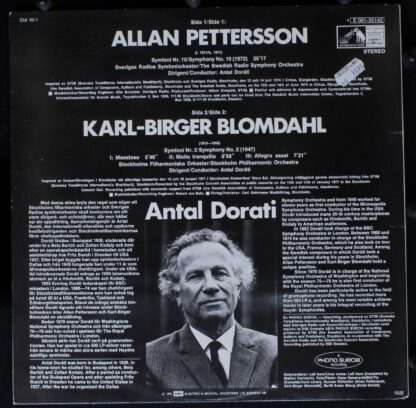 His Master's Voice 4E 061-35142 - Allan Pettersson, Karl-Birger - Image 4