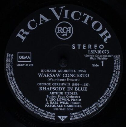 RCA Victor LSP-10073 - Arthur Fiedler, Boston Pops Orchestra - W - Image 3