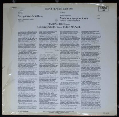 DECCA 6.42168 AS - César Franck, Lorin Maazel, The Cleveland Orc - Image 2