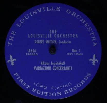 First Edition Records LS-654 - The Louisville Orchestra - Variaz - Image 4