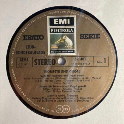 His Master's Voice 62 401 - Maurice André, Hedwig Bilgram - Trom - Image 3