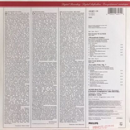 Philips 416 807-1 - Richard Wagner, Hector Berlioz, Agnes Baltsa - Image 2