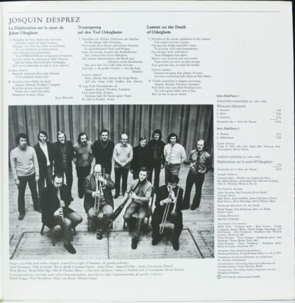 Archiv Produktion 2533 145 - Johannes Ockeghem, Josquin Des Prés - Image 3
