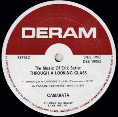 Deram DES 18052 - The Camarata Contemporary Chamber Group, Erik - Image 4