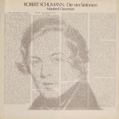 CBS S 77315 - Robert Schumann, Leonard Bernstein, New York Philh - Image 2