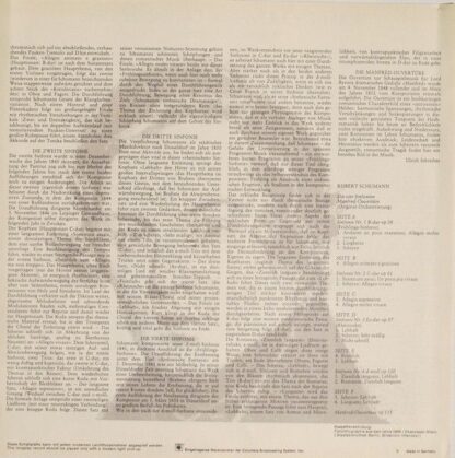 CBS S 77315 - Robert Schumann, Leonard Bernstein, New York Philh - Image 3