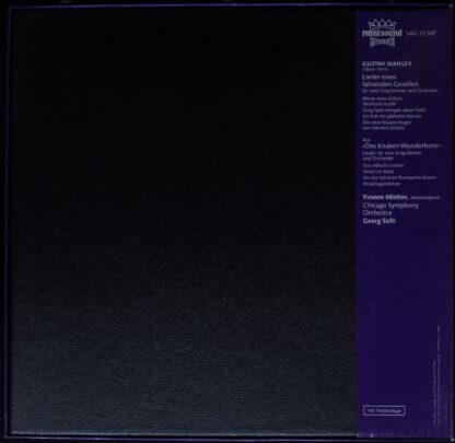 DECCA SAD 22 107 - Gustav Mahler, Chicago Symphony Orchestra, Ge - Image 2