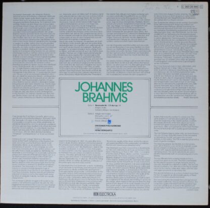 His Master's Voice 1 C 063-28 966 - Johannes Brahms, Dresdner Ph - Image 2