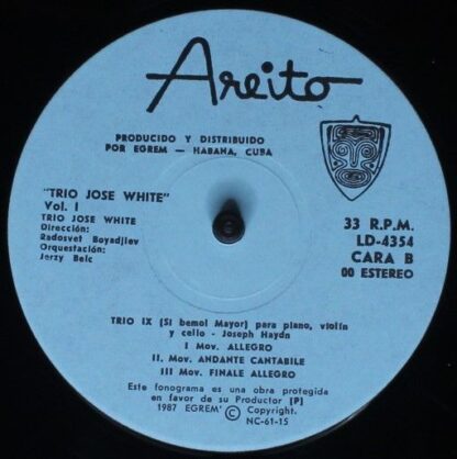 Areito LD-4354 - Trio José White - Volumen 1 - Image 4