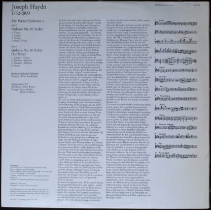 Eterna 8 26 344 - Joseph Haydn, Berliner Sinfonie Orchester, Kur - Image 2
