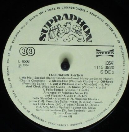 Supraphon 1115 3520 - Felix Slováček, Vladimír Klusák - Fascinuj - Image 4