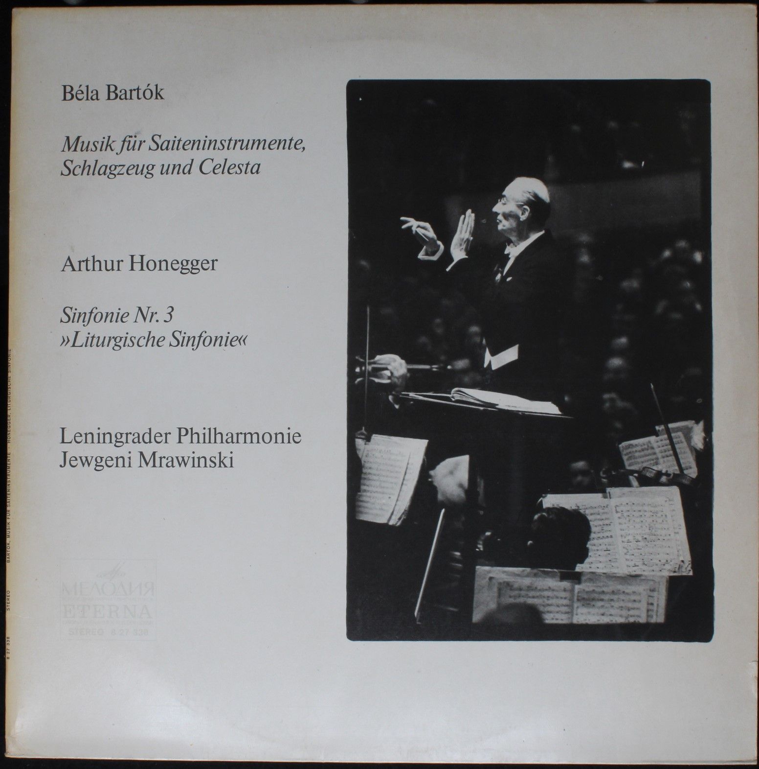 Melodia Eterna 8 27 338 - Béla Bartók, Arthur Honegger, Leningra