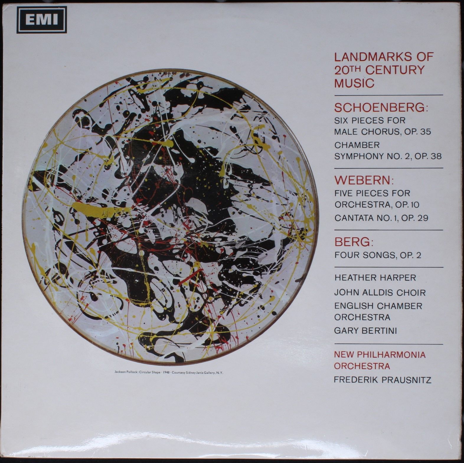 His Master's Voice ASD 2349 - Arnold Schoenberg, Anton Webern, A