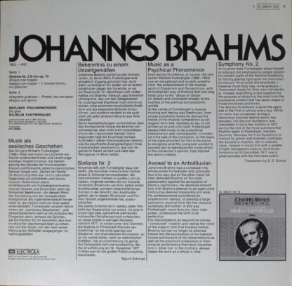 Dacapo 1 C 049-01 532 M - Johannes Brahms, Wilhelm Furtwängler, - Image 2