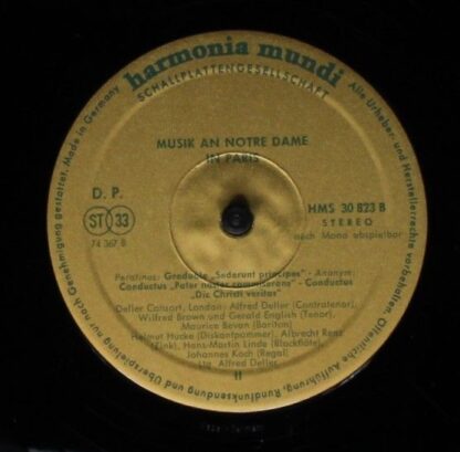 Harmonia Mundi HMS 30 823 - Pérotin, Deller Consort - Musik An N - Image 4