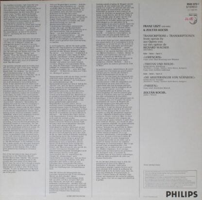 Philips 9500 970 - Zoltán Kocsis - Plays Wagner - Image 2
