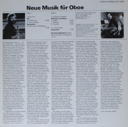 Eterna 8 27 906 - Burkhard Glaetzner, Isang Yun, Iannis Xenakis, - Image 2