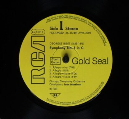 RCA PGL 1-9062 - Georges Bizet, Felix Mendelssohn-Bartholdy, Chi - Image 3