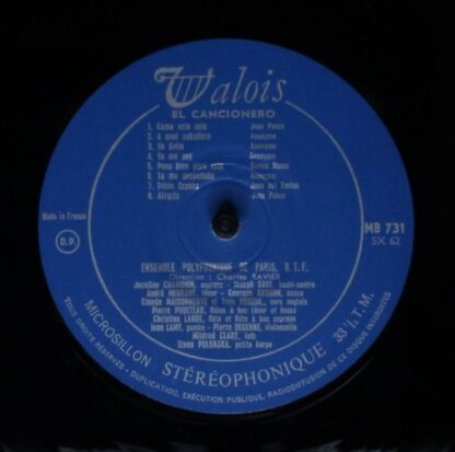 Valois MONO MB 431 - Ensemble Polyphonique De L'O.R.T.F., Charle - Image 3