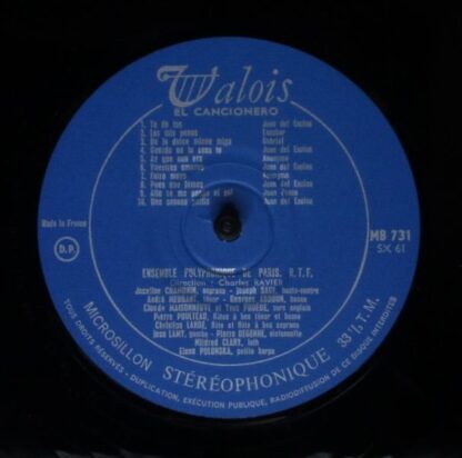 Valois MONO MB 431 - Ensemble Polyphonique De L'O.R.T.F., Charle - Image 4