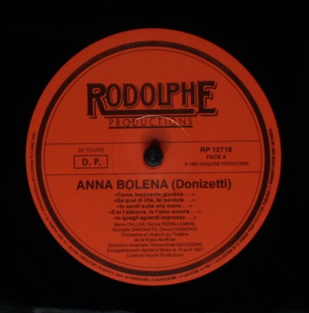 Rodolphe RP 12718 - Gaetano Donizetti, Maria Callas, Giulietta S - Image 3