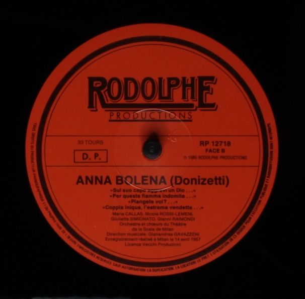 Rodolphe RP 12718 - Gaetano Donizetti, Maria Callas, Giulietta S - Image 4