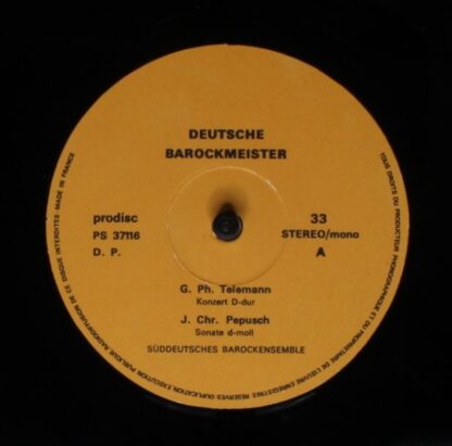 Prodisc (5) PS 37116 - Georg Friedrich Händel, August Kühnel, Jo - Image 3