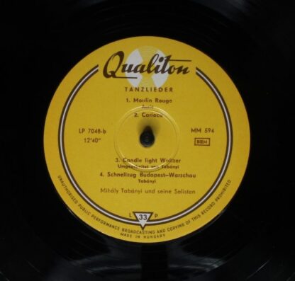 Qualiton LP 7048 - Tabányi Mihály És Szólistái - Dance Music / T - Image 4