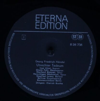 Eterna 8 26 736 - Georg Friedrich Händel, Berliner Singakademie, - Image 4