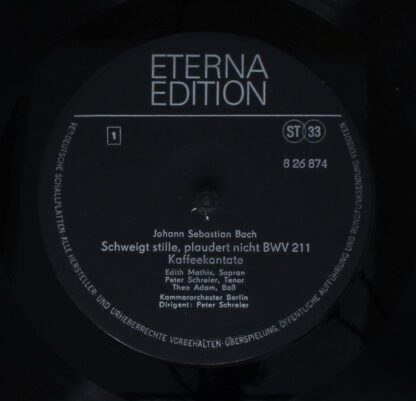 Eterna 8 26 874 - Johann Sebastian Bach, Edith Mathis, Peter Sch - Image 3