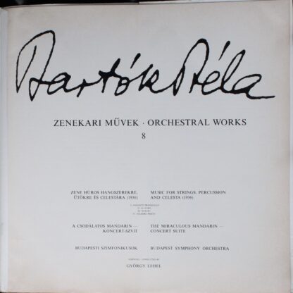 Hungaroton SLPX 1301 - Béla Bartók, György Lehel, Budapest Symph - Image 3