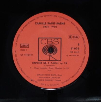 CBS 61 035 - Camille Saint-Saëns, E. Power Biggs, The Philadelph - Image 4