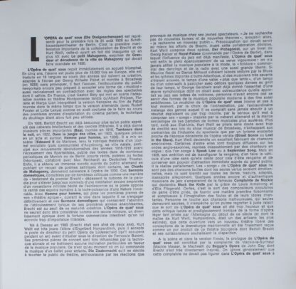CBS CBS 77268 - Kurt Weill, Bertolt Brecht, Lotte Lenya - Die Dr - Image 5