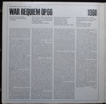Eterna 8 25 906-907 - Benjamin Britten, Hanne-Lore Kuhse, Peter - Image 2