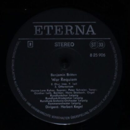 Eterna 8 25 906-907 - Benjamin Britten, Hanne-Lore Kuhse, Peter - Image 6