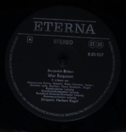 Eterna 8 25 906-907 - Benjamin Britten, Hanne-Lore Kuhse, Peter - Image 8