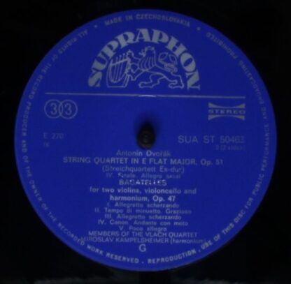 Supraphon SUA ST 50463 - Antonín Dvořák, Vlach Quartet, Miroslav - Image 3