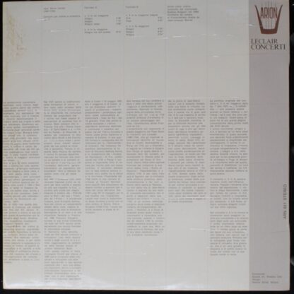 ARION ARN 611 - Jean-Marie Leclair - Tre Concerti Per Violino E - Image 2