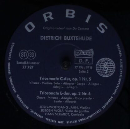Orbis 77 797 - Dieterich Buxtehude - Triosonaten - Image 4